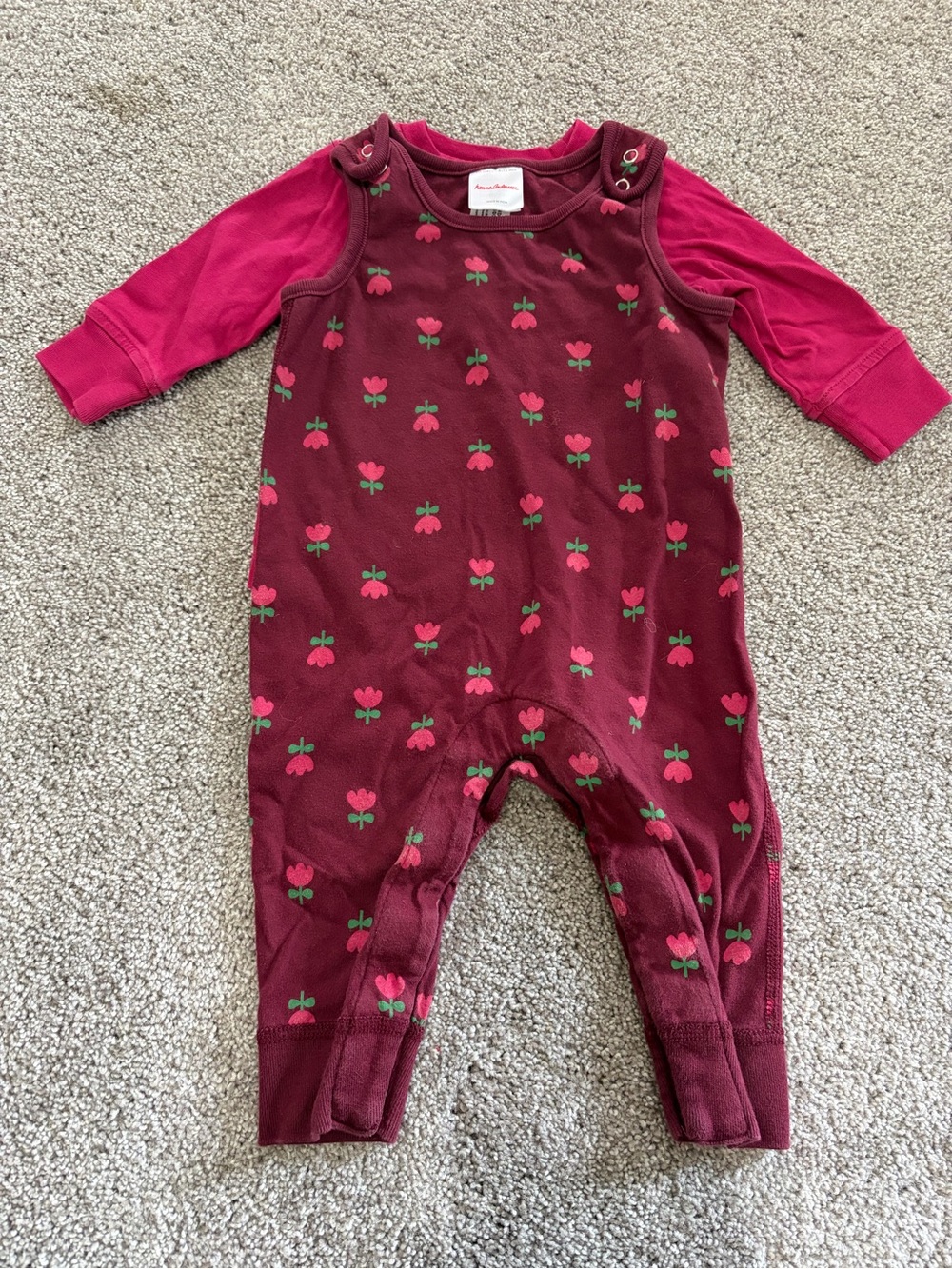 Hanna Andersson Romper Overalls Set